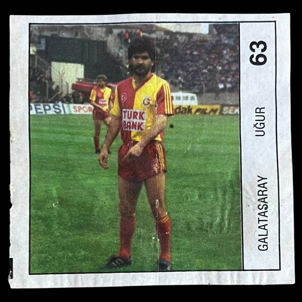 BANKO (Reha) 1992 Türkiyye Ligi Sporcu Sakız ağıdı *Galatasaray Uğur * No 63 # SKZ1898 - 1
