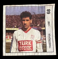 BANKO (Reha) 1992 Türkiyye Ligi Sporcu Sakız ağıdı *Trabzonspor Lemi * No 68 # SKZ1893 - 3
