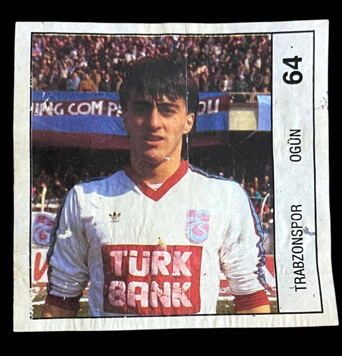 BANKO (Reha) 1992 Türkiyye Ligi Sporcu Sakız ağıdı *Trabzonspor Ogün * No 64 # SKZ1897 - 3