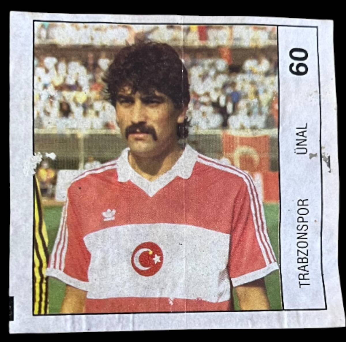 BANKO (Reha) 1992 Türkiyye Ligi Sporcu Sakız ağıdı *Trabzonspor Ünal* No 60 # SKZ1901 - 1