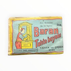 BARAN Ahşap ve Çiçek Boyası - Ateş Kırmızısı AOB8924 - Gökçekoleksiyon
