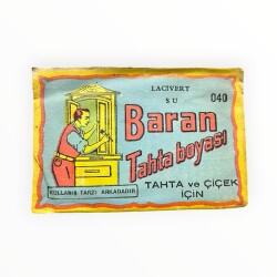 BARAN Ahşap ve Çiçek Boyası - Lacivert AOB8919 - Gökçekoleksiyon