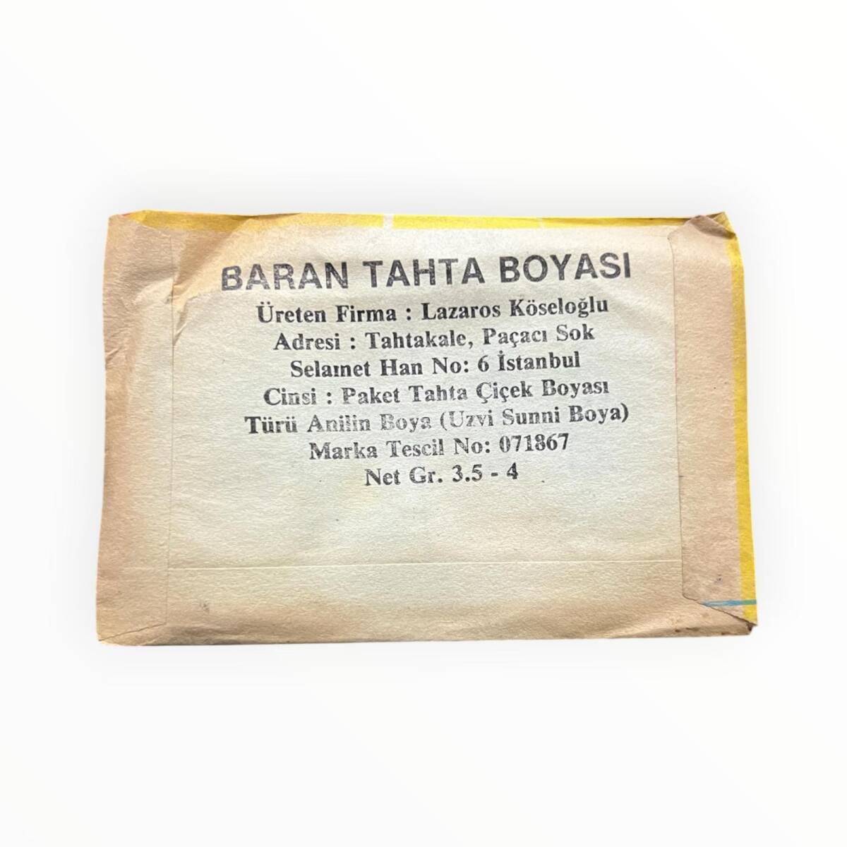 BARAN Ahşap ve Çiçek Boyası - Mor AOB8907 - 2