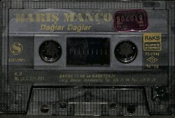 Barış Manço - Dağlar Dağlar Orijinal Kaset (İkinci El) * Sayan Plak - 1990 - Kırmızı Bandrol * KST31225 - Gökçekoleksiyon