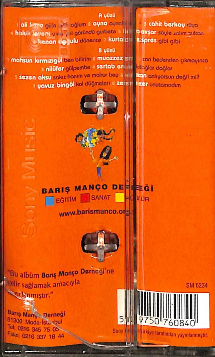 Barış Manço - Yüreğimdeki Barış Şarkıları Kaset (İkinci El) KST28314 - 2