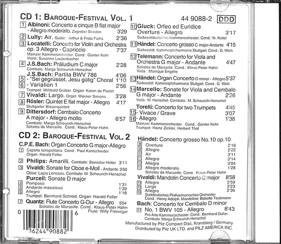 Baroque Festival Vol. 1 & 2 (İkinci El) CD5207 - 2