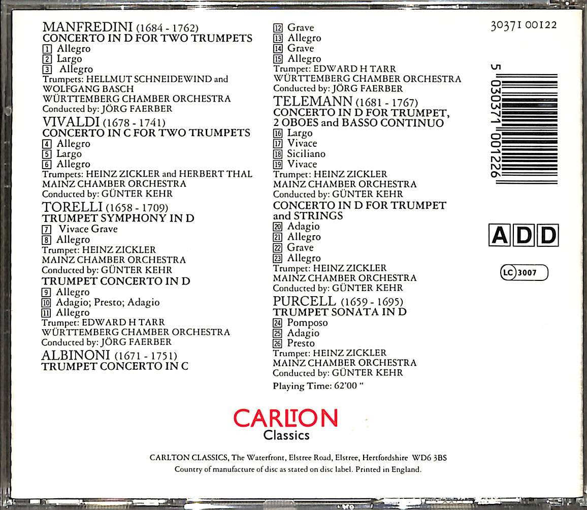 Baroque Trumpet Concerti CD (İkinci El) CD4845 - 2