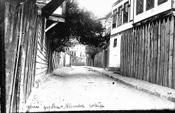 Bartın Alemdar Sokağı Siyah-Beyaz Kartpostal KRT7380 - Gökçekoleksiyon