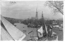 Bartın İskele Siyah-Beyaz Kartpostal KRT7379 - Gökçekoleksiyon