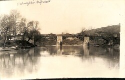 Bartın Orduyeri Köprüsü Siyah-Beyaz Kartpostal KRT7392 - Gökçekoleksiyon