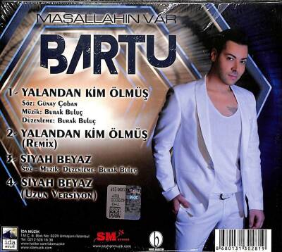 Bartu - Maşallahın Var (Sıfır Ürün) CD Müzik CD1582 - 2