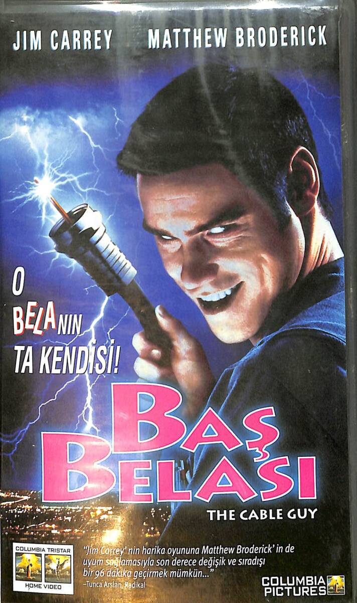 Baş Belası - The Cable Guy VHS (İkinci El) DVD2725 - 1