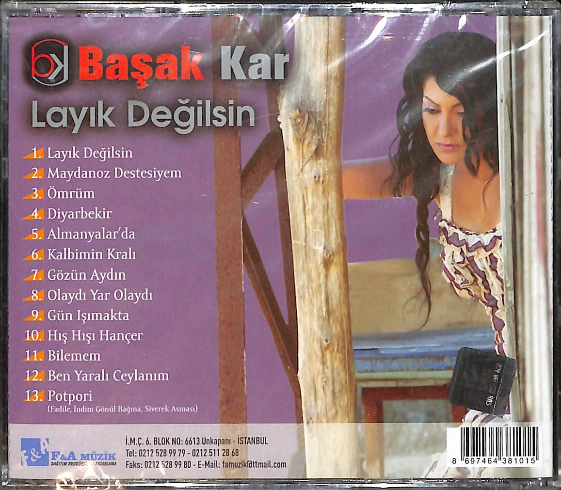 Başak Kar - Layık Değilsin CD (Sıfır) CD4938 - 2