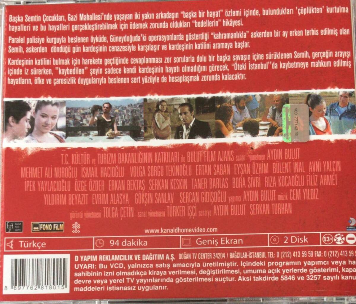 Başka Semtin Çocukları VCD Film VCD7796 - 2