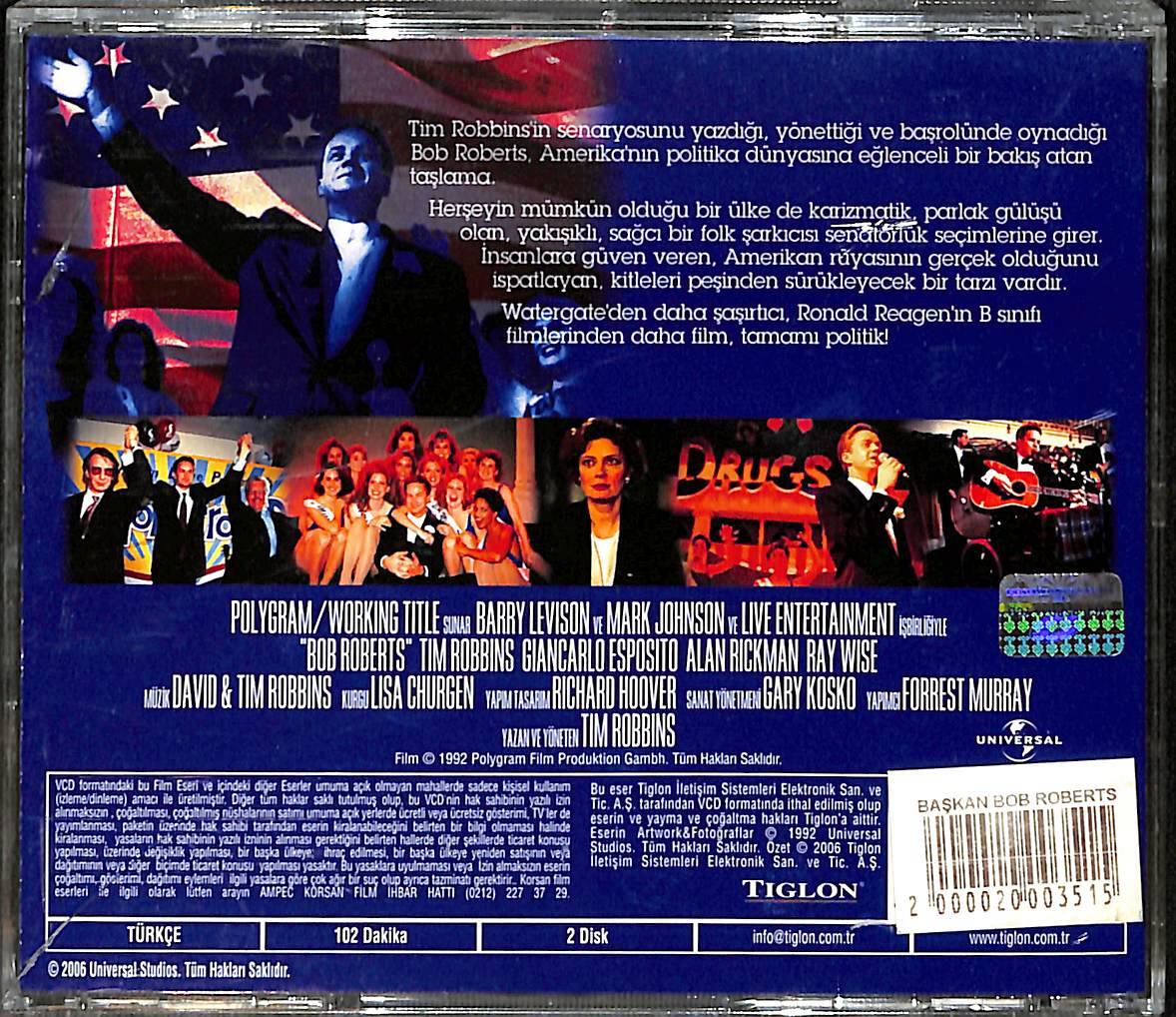 Başkan - Tim Robbins VCD Film VCD27433 - 2