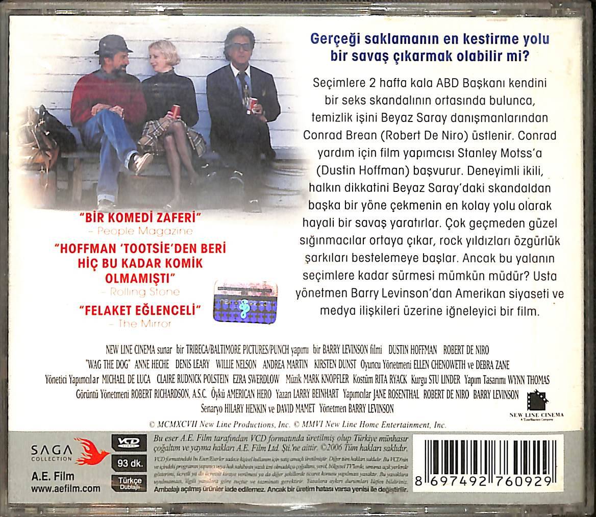 Başkanın Adamları – Wag the Dog (1997) Orijinal VCD Film VCD28939 - 2