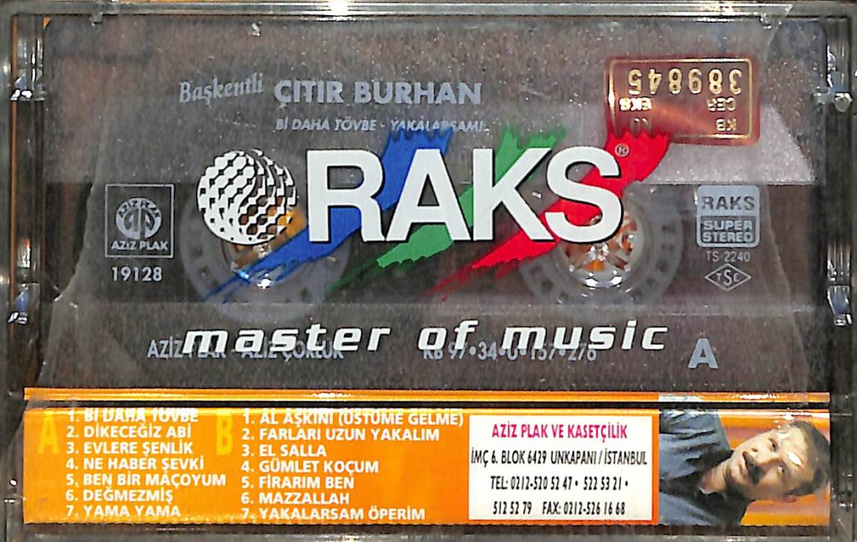 Başkentli Çıtır Burhan - Bi Daha Tövbe Kaset (Sıfır) KST28393 - 2