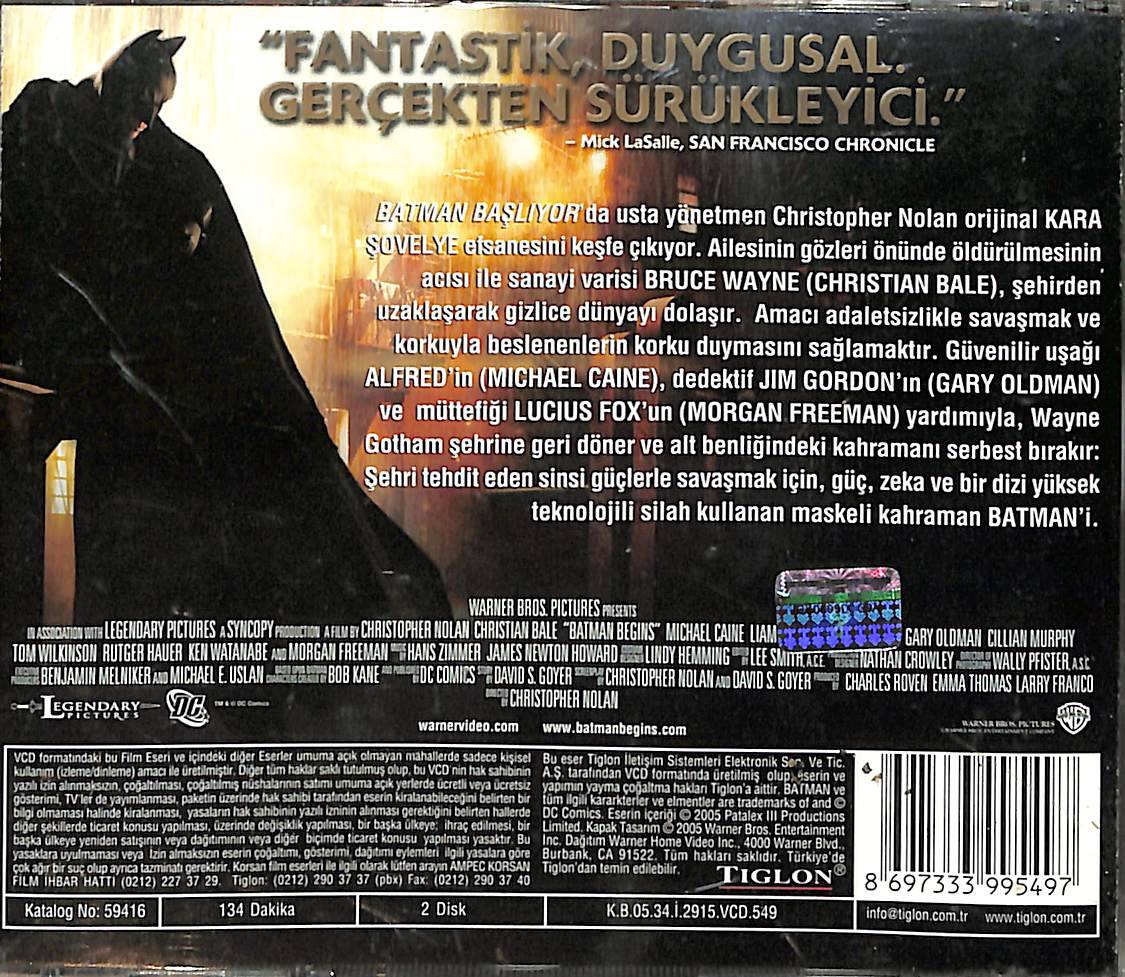 Batman Başlıyor - Batman Begins VCD Film VCD26775 - 2
