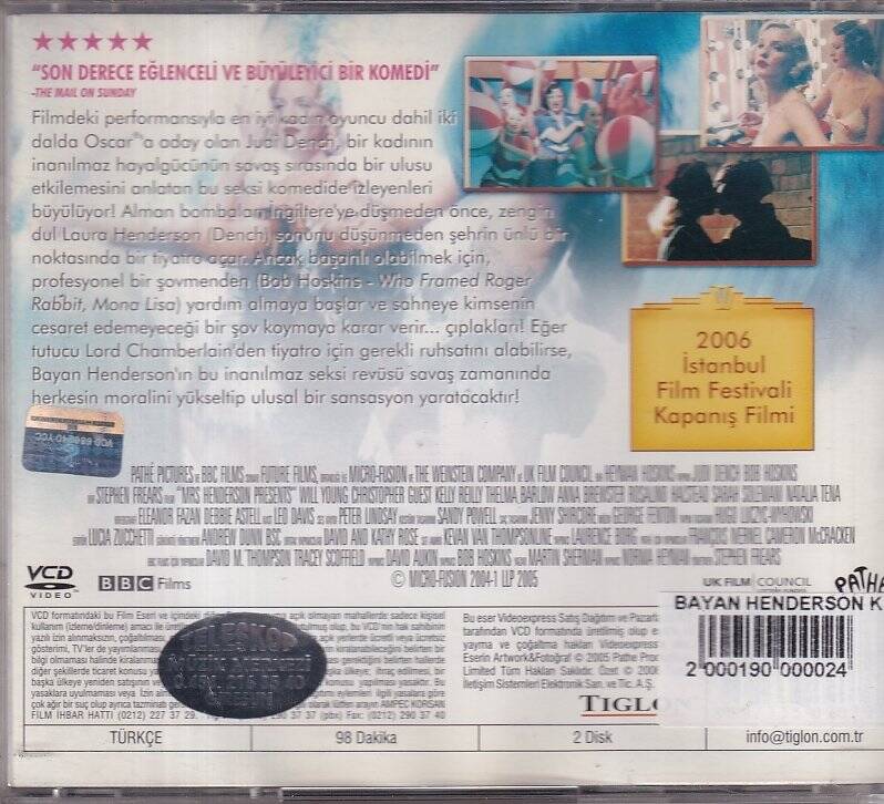 Bayan Henderson Sunar VCD Film VCD9541 - 2