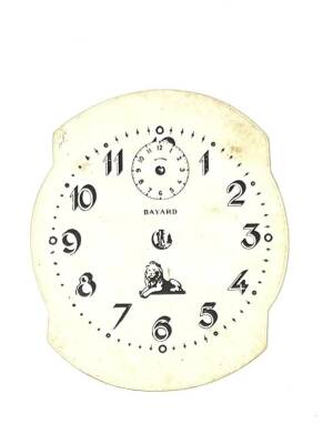 Bayard Masa Saati Kadranı Karton.91x78mm KDRN5 - 1