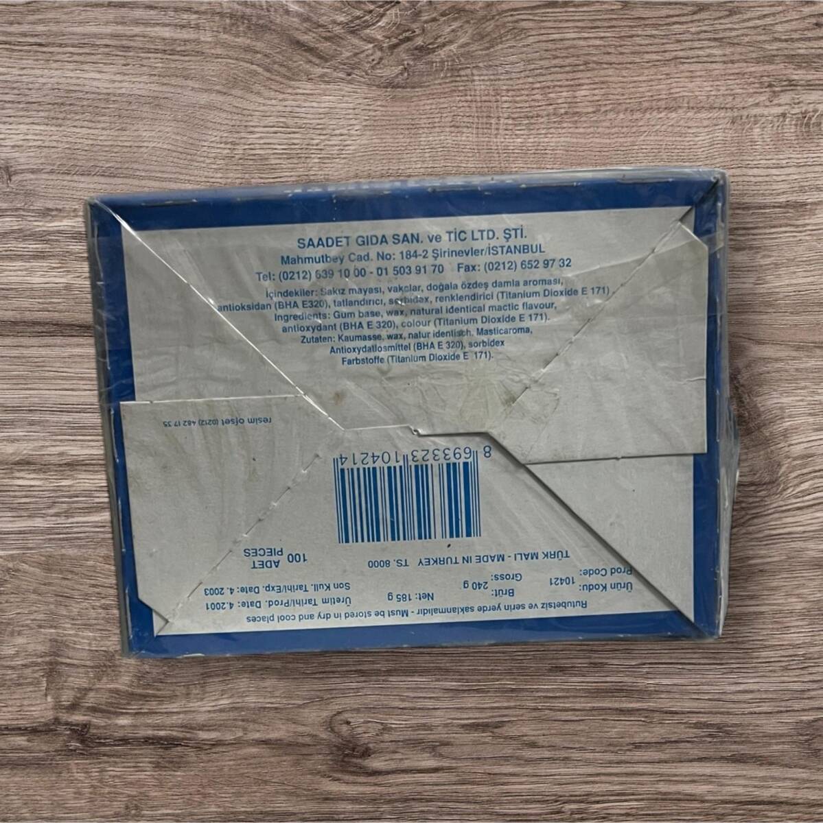 BAYBALON (SAADET) 2003 Sakız Açılmamış Kutu # SKZ1745 - 4
