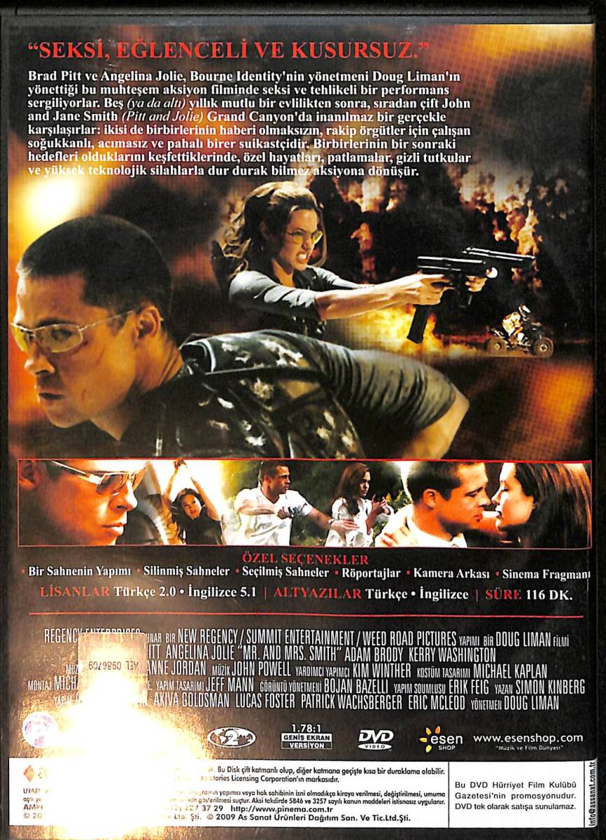 Bay&Bayan Smith DVD Film (İkinci El) DVD2796 - 2
