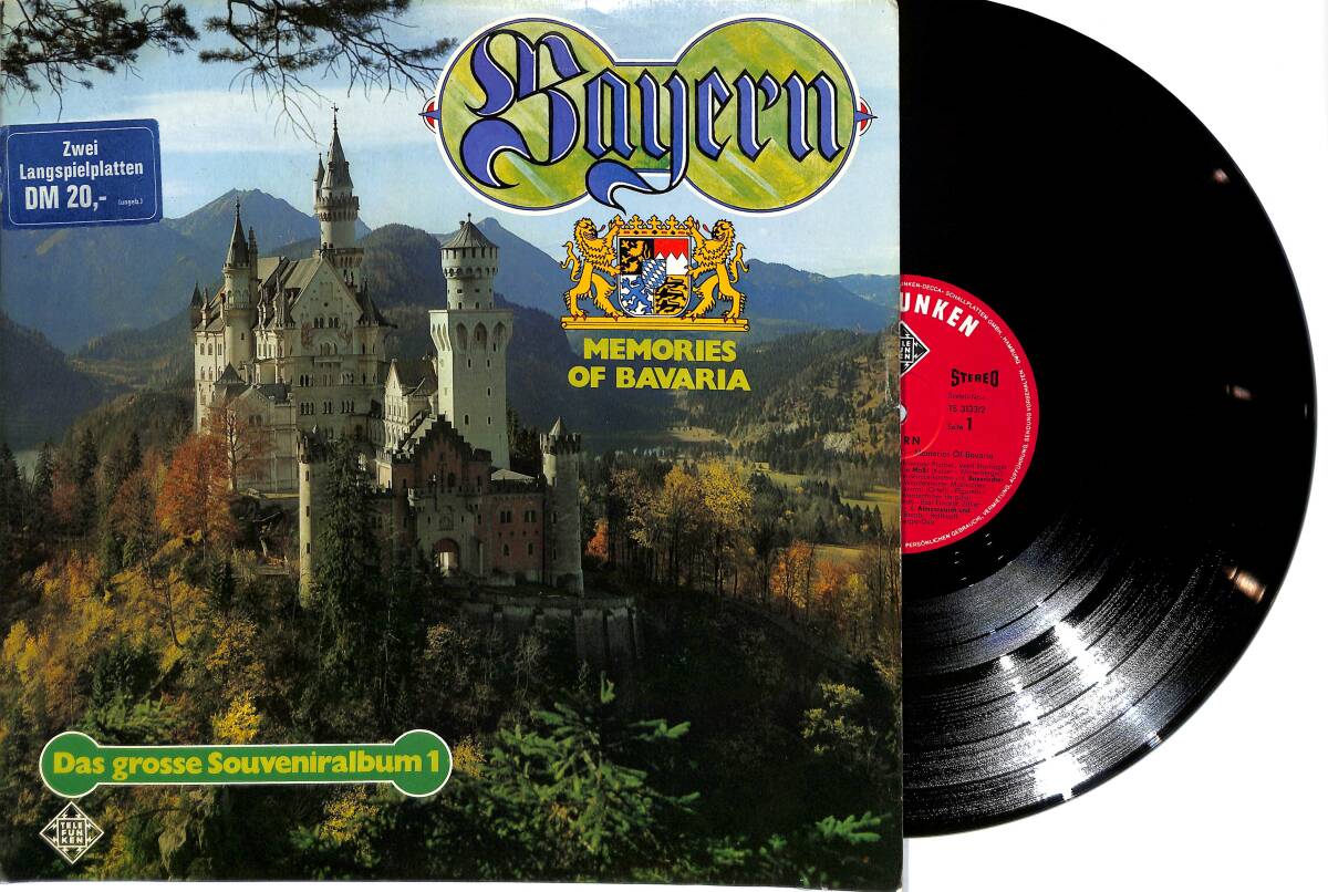 Bayern - Das Grosse Souveniralbüm 1: Memories Of Bavaria Das Grosse Souveniralbüm 1 (Almanya Baskı) 2 LP PLAK (10/8.5) PLK25967 - 1
