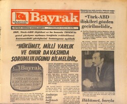 Bayrak Gazetesi 1-7 Ekim 1984 - 6.Milli Türkoloji Kongresi Yapıldı - Ambargo Hala Kalkmadı Mı ? GZ161310 - Gökçekoleksiyon