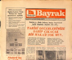 Bayrak Gazetesi 13-19 Aralık 1983 - Cumhurbaşkanı Evren Türkiye'nin Temel Meselelerini Açıkladı GZ161331 - Gökçekoleksiyon