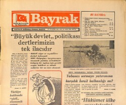 Bayrak Gazetesi 23-29 Ekim 1984 - Şap Konusunda Neden Bütün Tedbirler Trakya'da Alınır ? GZ161313 - Gökçekoleksiyon