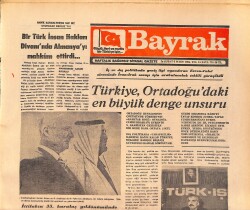 Bayrak Gazetesi 28 Şubat-5 Mart 1984 - Türkiye , Ortadoğu'daki En Büyük Denge Unsuru - İncirlik Anlaşması Gözden Geçirilecek Mi ? GZ161316 - Gökçekoleksiyon