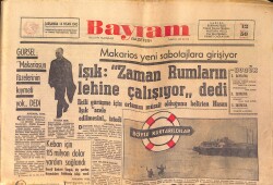 Bayram Gazetesi 14 Nisan 1965 - Farah'ın Genç Ve Güzel Olan Annesi Evlenmekten Vazgeçiyor - Peru'da Gösteriler GZ158679 - Gökçekoleksiyon