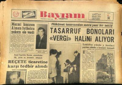 Bayram Gazetesi 23 Mart 1967 - Kennedynin Evi Müze Oluyor GZ85828 - 1