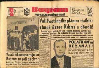 Bayram Gazetesi 29 Haziran 1958 - Tepebaşı Bahçesi Zeki Müren Afişi GZ89445 - 1