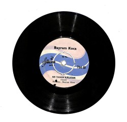 Bayram Koca - Geceler Yarim Oldu / Ne Yanan Kalbime 45'lik Plak PLK28115 - 2