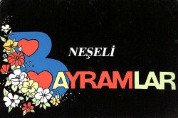 Bayram Kutlama Kartpostal (Küçük Boy) KRT21980 - Gökçekoleksiyon