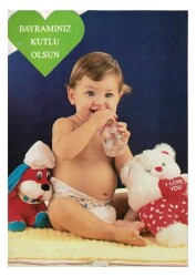 Bayram Kutlama Kartpostalı KRT9678 - Gökçekoleksiyon