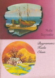 Bayram Kutlama Temalı 2`li Kartpostal KRT10768 - Gökçekoleksiyon