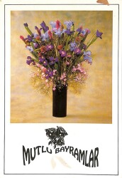 Bayram Kutlama Temalı Kartpostal KRT15376 - Gökçekoleksiyon