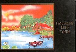 Bayram Kutlama Temalı Kartpostal KRT15429 - Gökçekoleksiyon