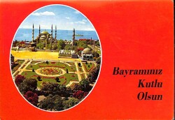 Bayram Kutlama Temalı Kartpostal KRT15492 - Gökçekoleksiyon
