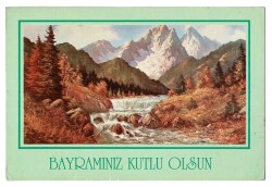 Bayram Tebrik Kartpostalı KRT9549 - Gökçekoleksiyon