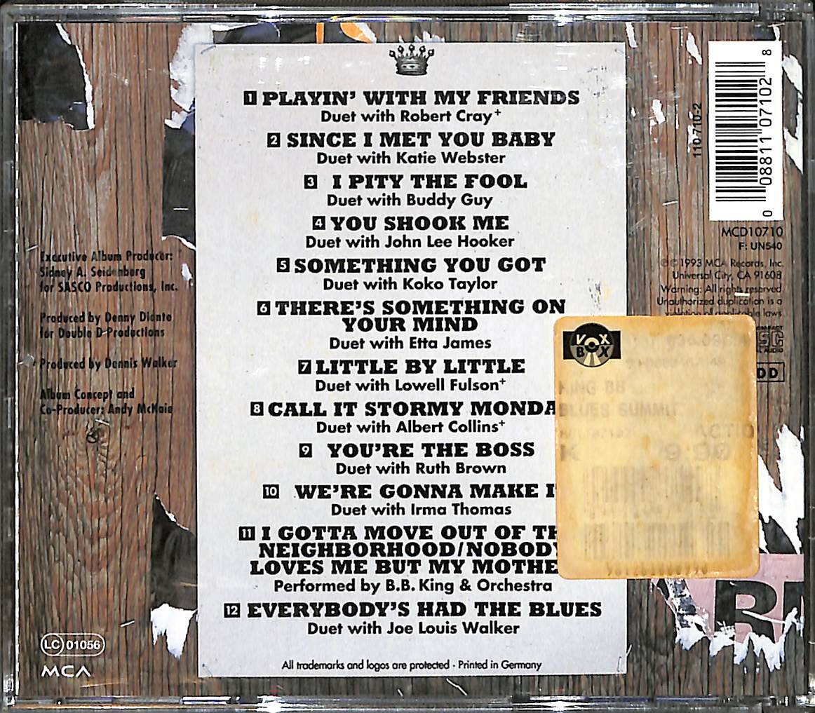 B.B. King - Blues Summit CD (İkinci El) CD4482 - 2
