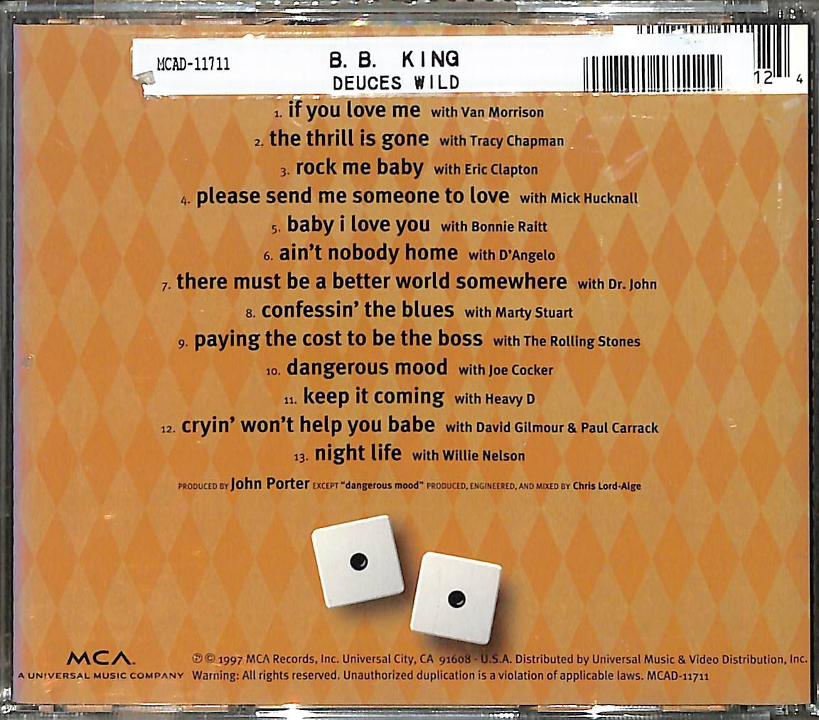 B.B. King - Deuces Wild CD (İkinci El) CD4532 - 2