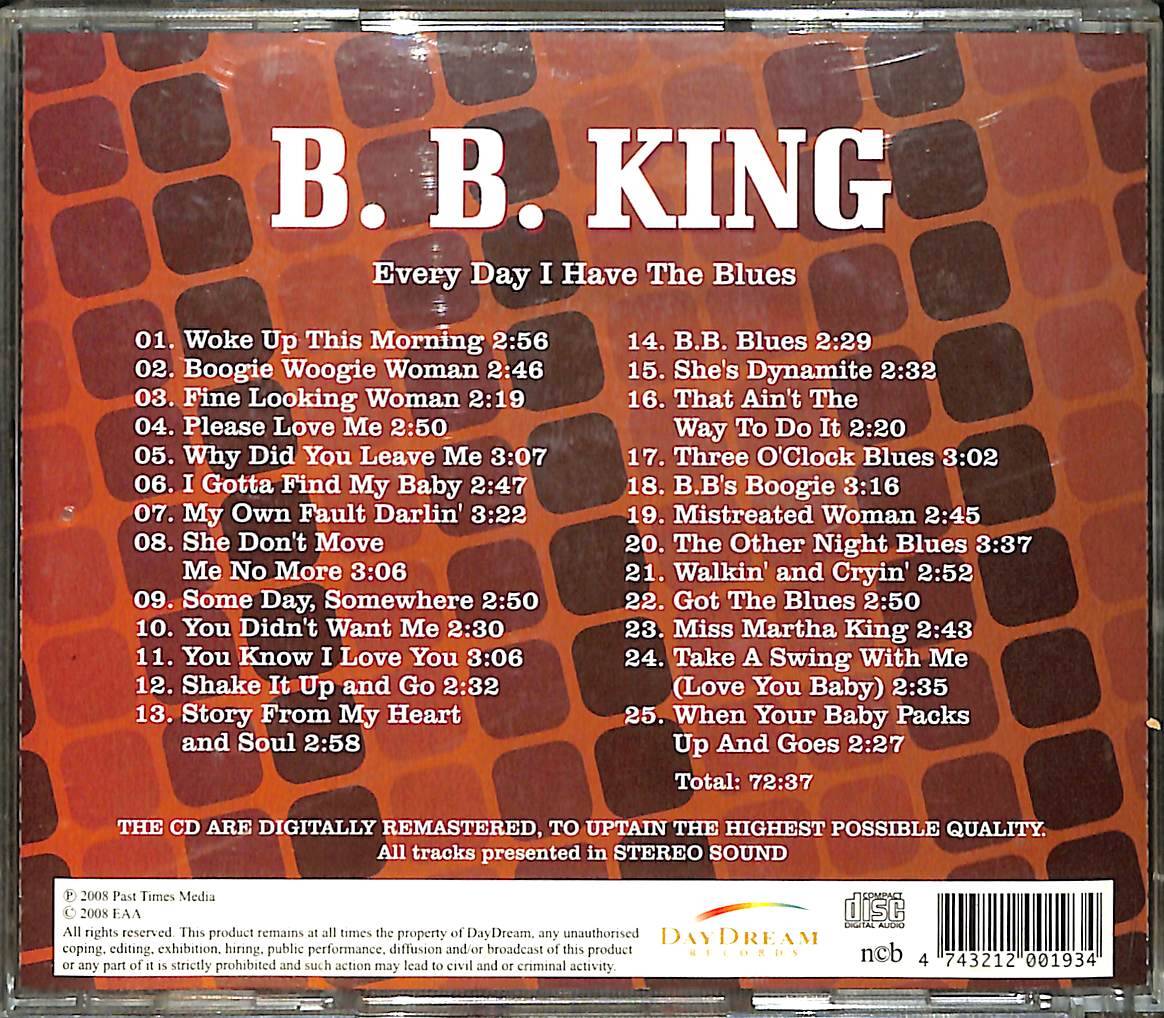B.B. King Every Day İ Have The Blues CD (İkinci El) CD4550 - 2