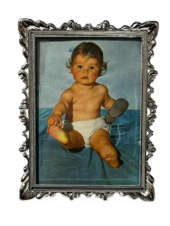 Bebek Temalı Çerçeveli Resim (Orta Boy) KRT24104 - Gökçekoleksiyon