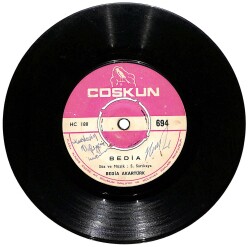 Bedia Akartürk – Aşk Elinden & Bedia 45′lik Plak (10/7) PLK27431 - 2