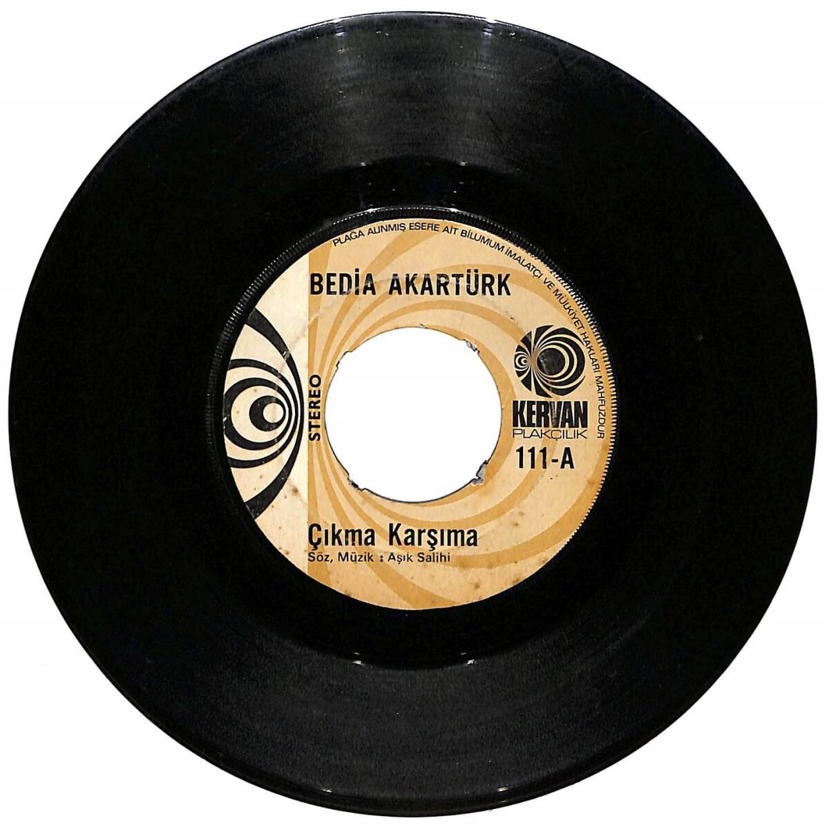 Bedia Akartürk – Çıkma Karşıma & Zühtü 45′lik Plak (10/7) PLK27427 - 1