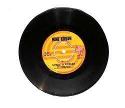 Mine Koşan - Nerde O Günler / Kalbim Çırpınır PLAK (10/7.5) PLK24568 - Gökçekoleksiyon