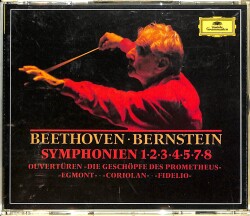Beethoven & Bernstein - Symphonien 1-2-3-4-5-6-7-8 CD (İkinci El) CD5324 - 1